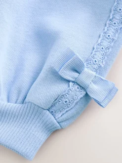 Baker by Ted Baker Bleu - ensemble sweat et Joggings bleu 2 Pieces avec nœud sur le côté Clearance