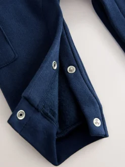 Baker by Ted Baker Bleu - Barboteuse à manches longues imprimée partout New