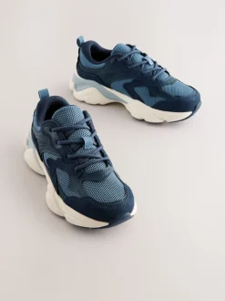 Next Bleu - Baskets à lacets Outlet