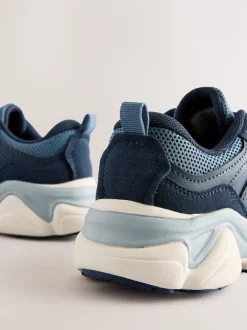 Next Bleu - Baskets à lacets Outlet