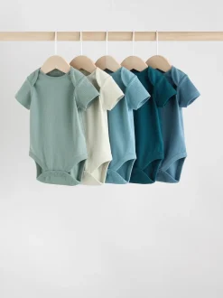 Next Bleu - Bébé Manches courtes Bodysuits 5 Pack Hot