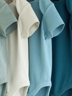 Next Bleu - Bébé Manches courtes Bodysuits 5 Pack Hot