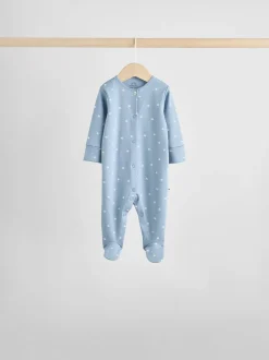 Next Bleu - Bébé Popper Sleepsuits Pack de 7 (0mois -2ans)