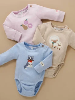 Purebaby Bleu - Body appliqué Hot