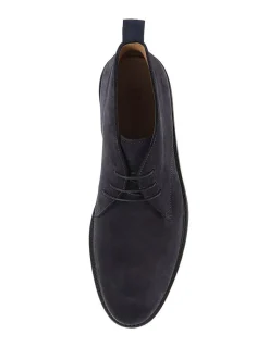 Jones Bootmaker Bleu - Bottes/Bottines Deacon en daim Chukka Hot