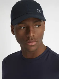 Calvin Klein Golf Bleu - 100% Coton Twill Noir Casquette Best