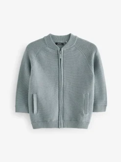 Next - Cardigan zippé (3mths-7yrs) Bleu Sale