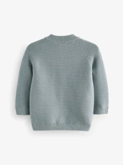 Next - Cardigan zippé (3mths-7yrs) Bleu Sale