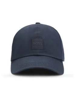 BOSS Bleu - Casquette écusson en sergé à logo New