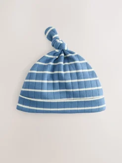 Next Bleu - Chapeaux à nouer 100% coton Lot 3 (0à18mois) New