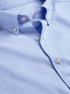 Charles Tyrwhitt Bleu - chemise en jersey boutonnée stretch dans quatre sens Hot