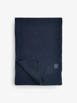 BOSS Bleu - Écharpe Akaio à logo Online