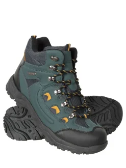 Mountain Warehouse - Chaussures de randonnée Adventurer imperméables pour homme Bleu Clearance