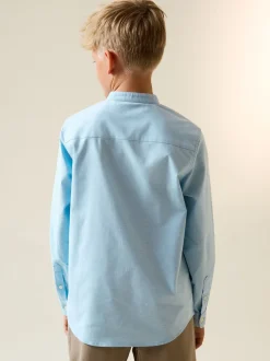 Next Bleu - Chemise Oxford à manches longues et Col mao (3-16ans) Online