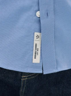 Next - Chemise Oxford stretch à manches longues Bleu Online