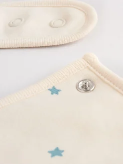 Next Bleu - Combinaison de nuit bébé, Body, Bonnet et Bavoirs bébé Ensemble 4 Pièces (0-12mois) Sale