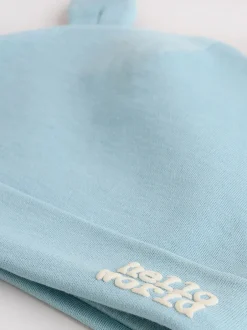 Next Bleu - Combinaison de nuit bébé, Body, Bonnet et Bavoirs bébé Ensemble 4 Pièces (0-12mois) Sale