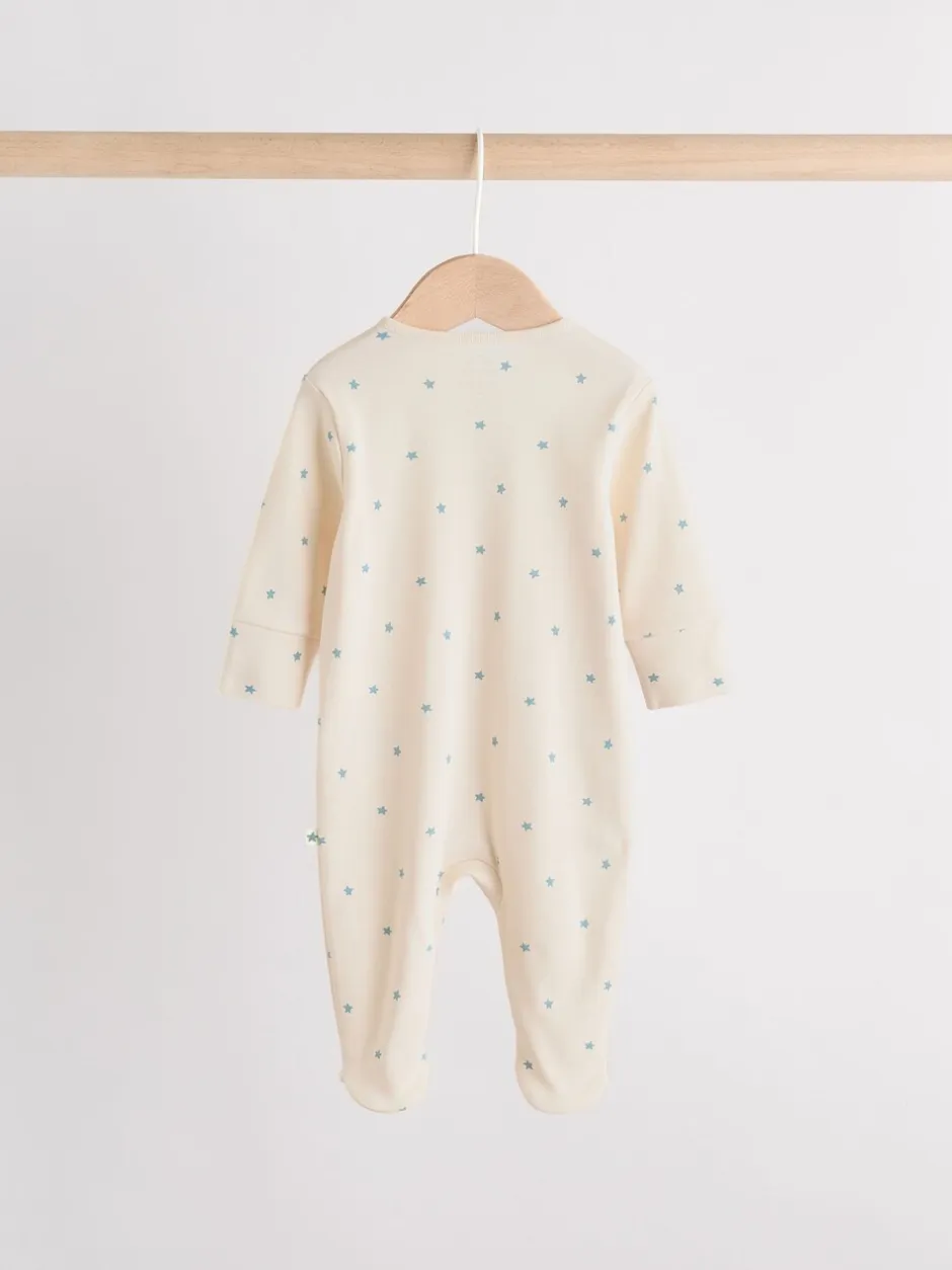 Next Bleu - Combinaison de nuit bébé, Body, Bonnet et Bavoirs bébé Ensemble 4 Pièces (0-12mois) Sale