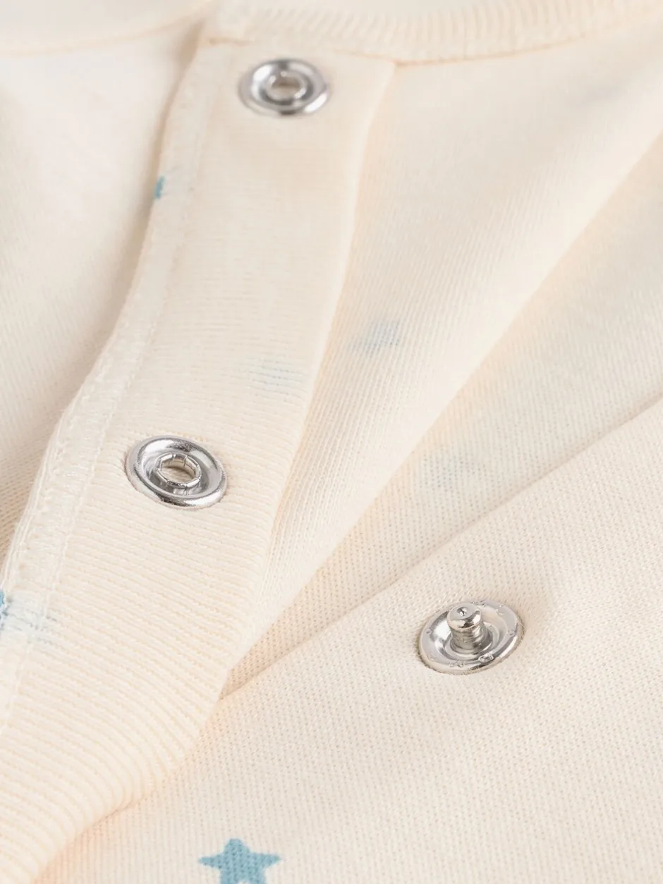 Next Bleu - Combinaison de nuit bébé, Body, Bonnet et Bavoirs bébé Ensemble 4 Pièces (0-12mois) Sale