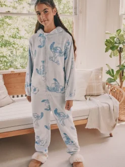 Next Bleu - Combinaison Lilo & Stitch en polaire Tout-en-un (3-16ans) Clearance