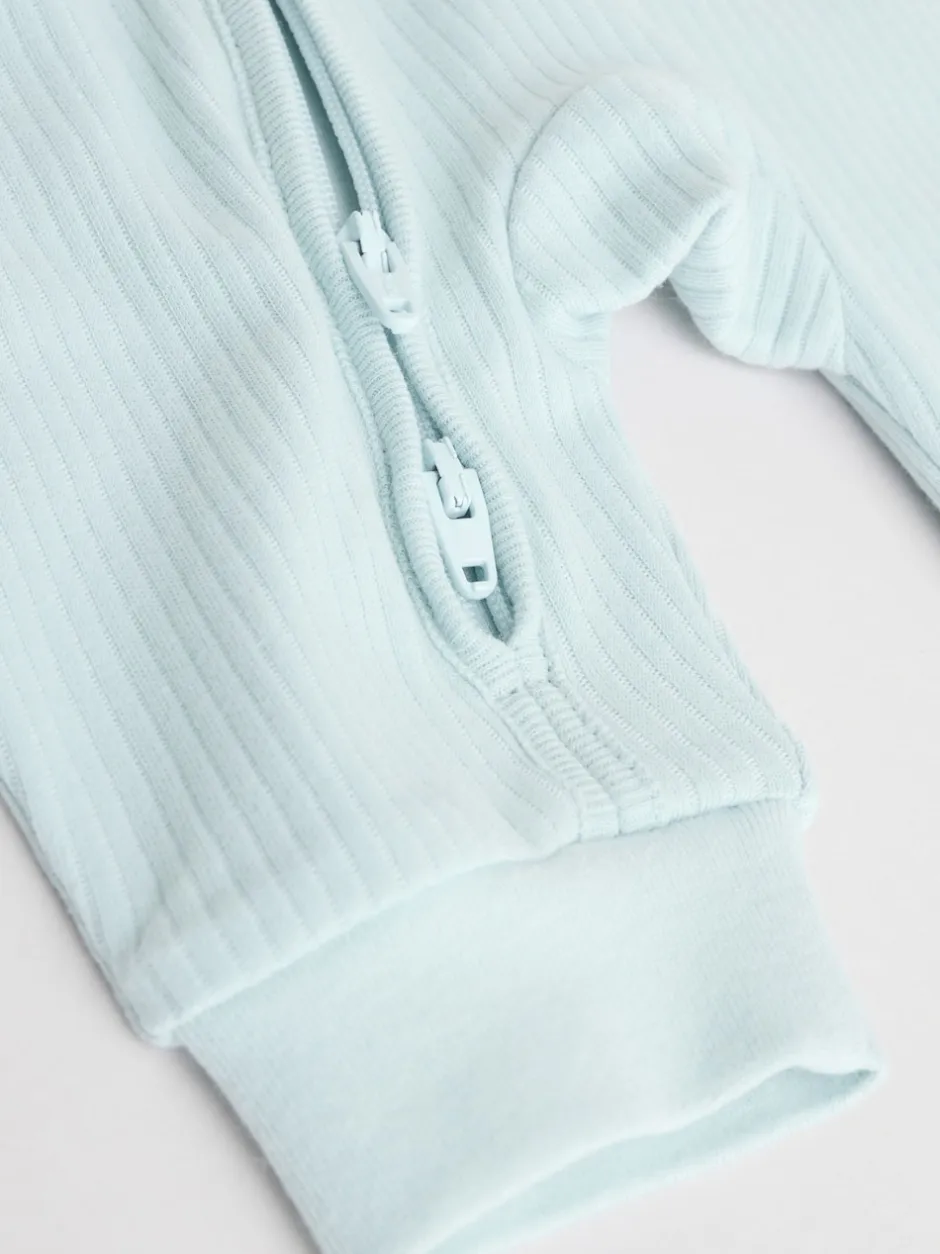 Next Bleu - Combinaisons de nuit à fermeture éclair pour bébés 5 Pack (0mths-3yrs) Best