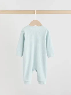 Next Bleu - Combinaisons de nuit à fermeture éclair pour bébés 5 Pack (0mths-3yrs) Best