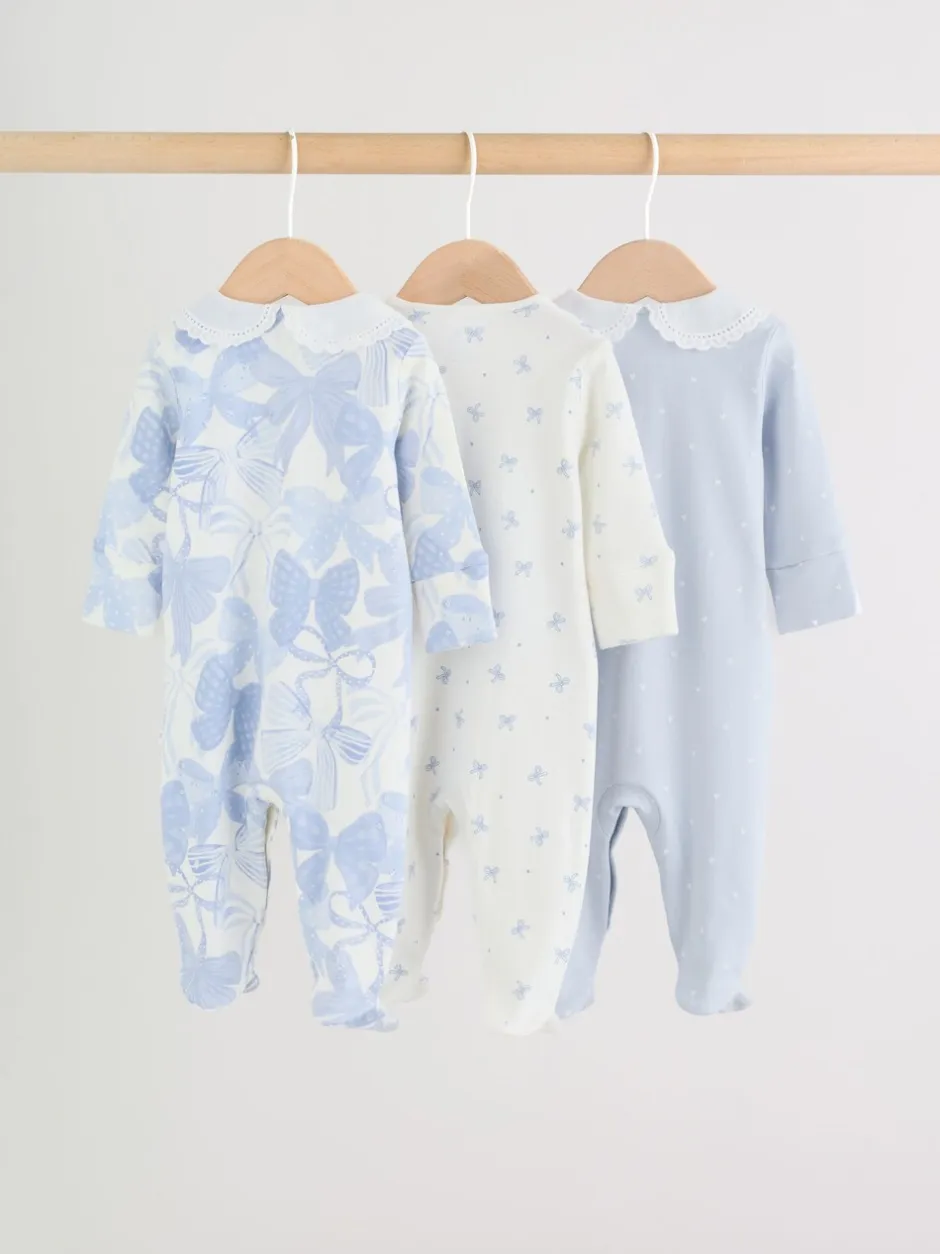 Next Bleu - Combinaisons de sommeil pour bébé 3 Pack (0mois-2ans) Outlet