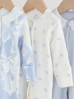 Next Bleu - Combinaisons de sommeil pour bébé 3 Pack (0mois-2ans) Outlet