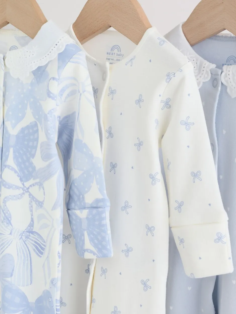 Next Bleu - Combinaisons de sommeil pour bébé 3 Pack (0mois-2ans) Outlet