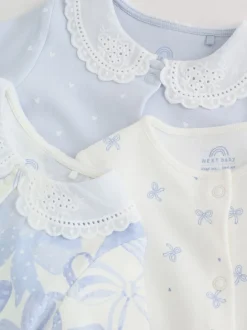Next Bleu - Combinaisons de sommeil pour bébé 3 Pack (0mois-2ans) Outlet