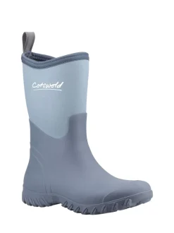 Cotswolds Bleu - Bottes en caoutchouc Ashmead Wellingtons Hot