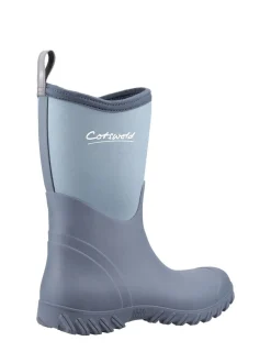Cotswolds Bleu - Bottes en caoutchouc Ashmead Wellingtons Hot