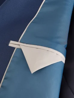 Next Bleu - Coupe ajustée Wool Blend Motionflex Costume Veste Best