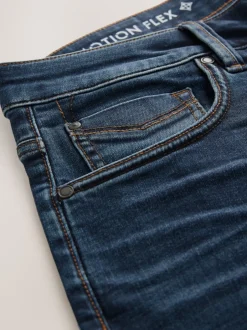 Next - Coupe fuselée régulière - Jean Motionflex Bleu Outlet