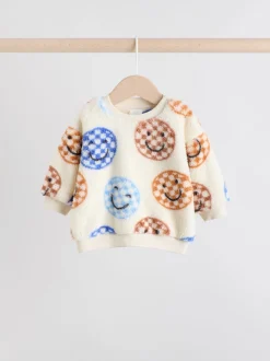 Next Bleu à damiers - Ensemble Bébé haut en polaire et Survêtement (0mois-2ans) Hot