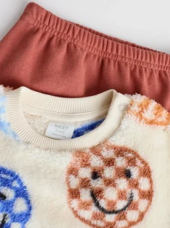 Next Bleu à damiers - Ensemble Bébé haut en polaire et Survêtement (0mois-2ans) Hot