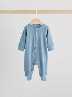 Next Bleu - Dors-bien bébé à fermeture éclair bidirectionnelle (0-2ans) Hot