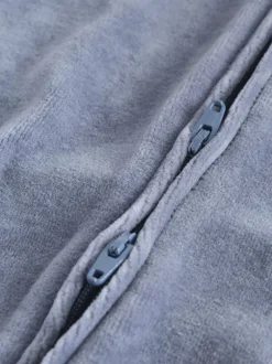 Next Bleu - Dors-bien bébé en velours à fermeture éclair bidirectionnelle, lot de 2 (0mois-2ans)