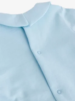 Moschino Bleu - Dors-bien bébé à logo, bonnet et bavoir avec coffret cadeau Sale