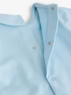 Moschino Bleu - Dors-bien bébé à logo, bonnet et bavoir avec coffret cadeau Sale