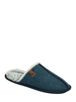Dunlop Bleu - Chaussons mules homme à bout fermé New