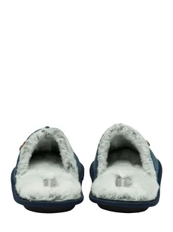 Dunlop Bleu - Chaussons mules homme à bout fermé New