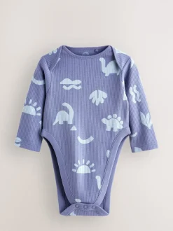 Next Bleu - Dysplasie Hip Bébé Manches longues Body 3 Lot Best