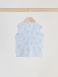 Next Bleu - Ensemble haut et Leggings en maille BÉBÉ 2 Pieces (0mois-2ans)