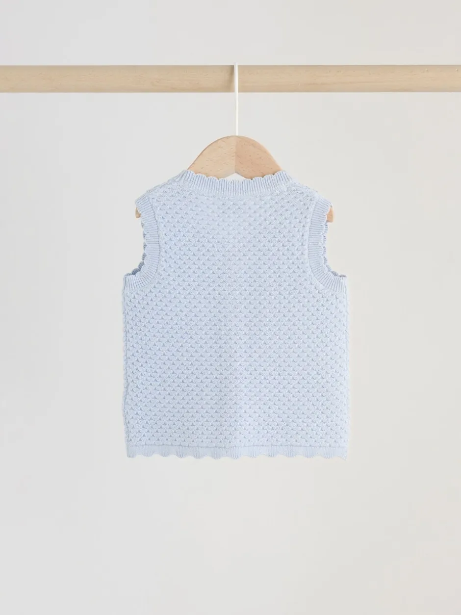 Next Bleu - Ensemble haut et Leggings en maille BÉBÉ 2 Pieces (0mois-2ans)