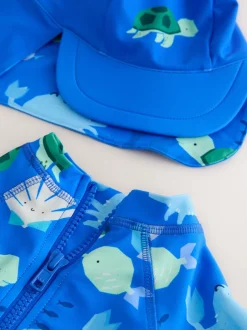 Next Bleu - Ensemble maillot de bain et chapeaux Sunsafe (3mths-7yrs) Outlet