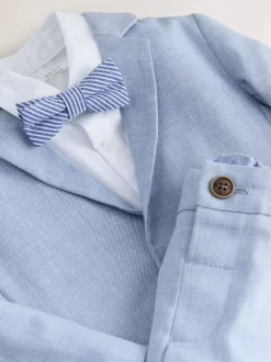 Next Bleu - Ensemble pantalon blazer et nœud papillon (3mois à9ans) Hot