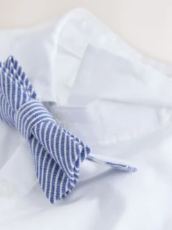 Next Bleu - Ensemble pantalon blazer et nœud papillon (3mois à9ans) Hot