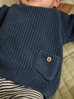 Next Bleu - Ensemble pull et legging en maille bébé (0 mois-2 ans) Discount