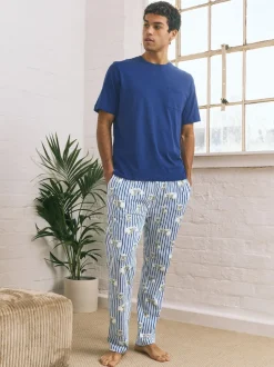 Next Bleu - Ensemble pyjama à manches courtes en jersey Hamish the Highland Cow Clearance